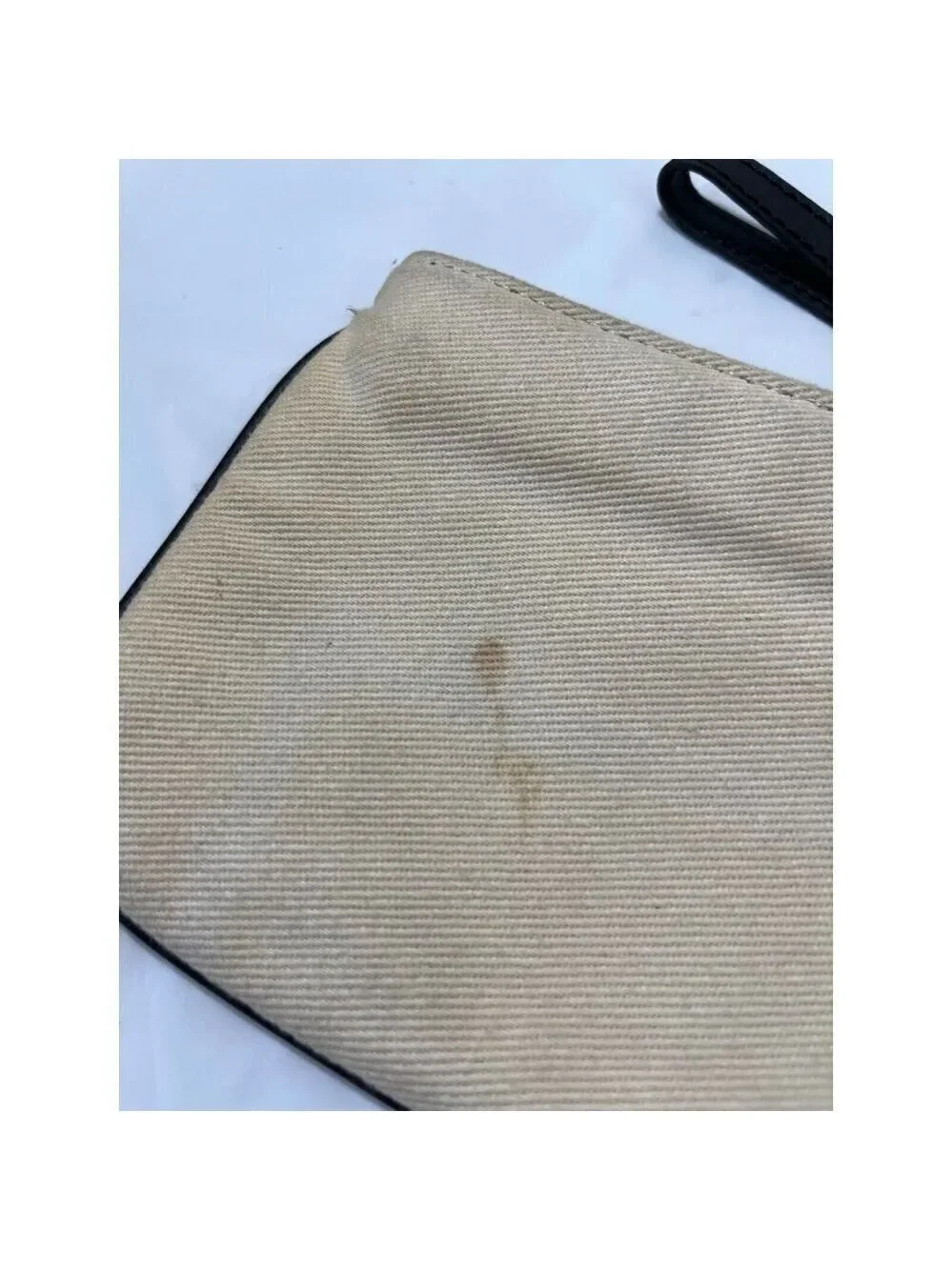 DKNY Logo Wristlet Pouch Clutch